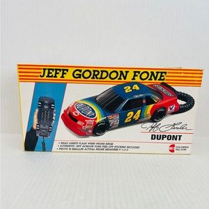 Vintage Columbia Tel-Com Jeff Gordon No 24 Race Car Phone